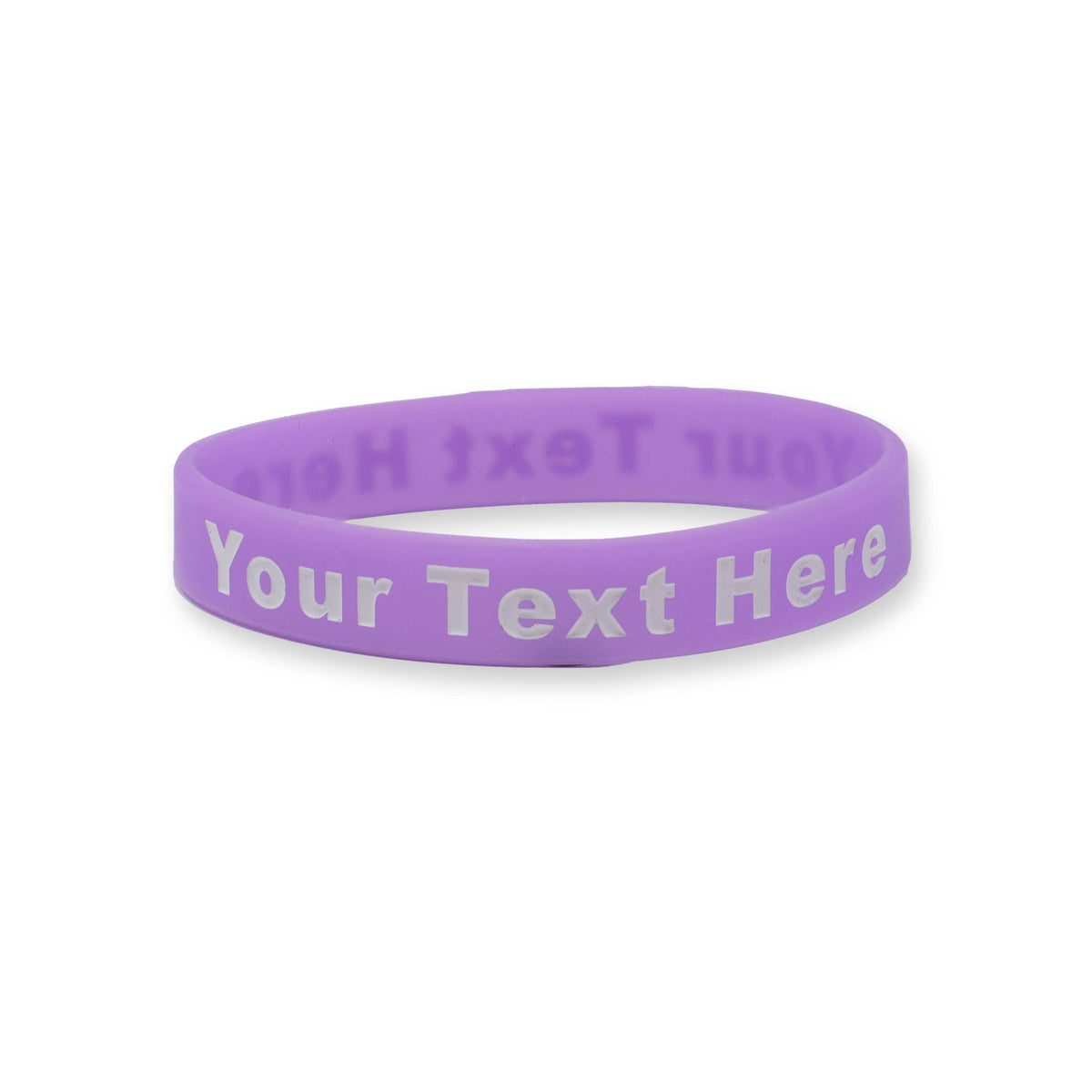 200 Pack - Solid - Custom Ink Injected Silicone Wristbands