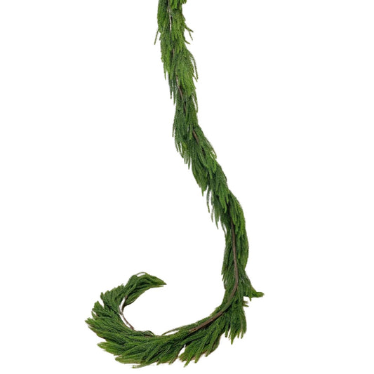 Real Touch Norfolk Pine Christmas Garland 108"