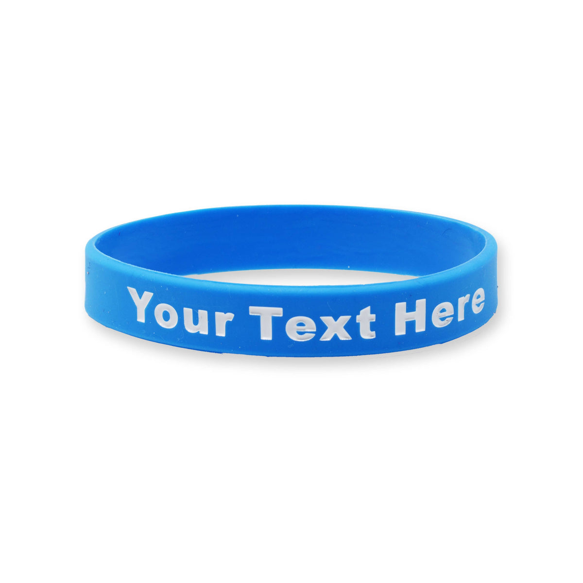 200 Pack - Solid - Custom Ink Injected Silicone Wristbands