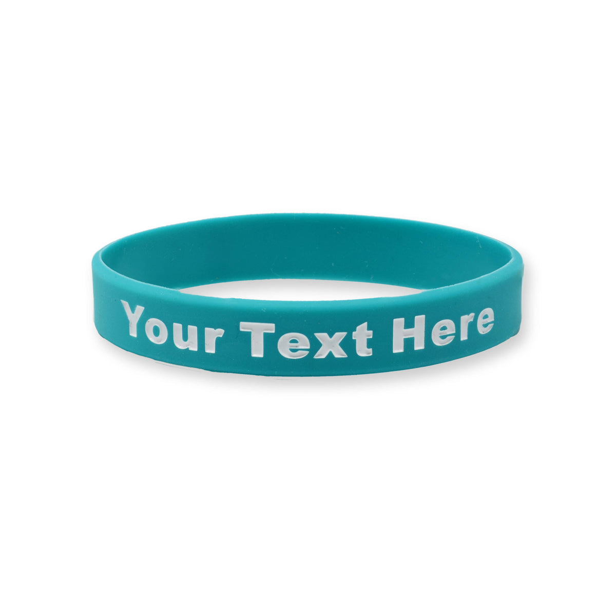 200 Pack - Solid - Custom Ink Injected Silicone Wristbands